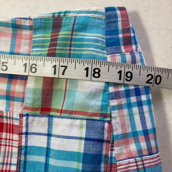 Talbots Plaid Madras Skirt in Pink, Blue, Green, Red - Picture 6 of 7